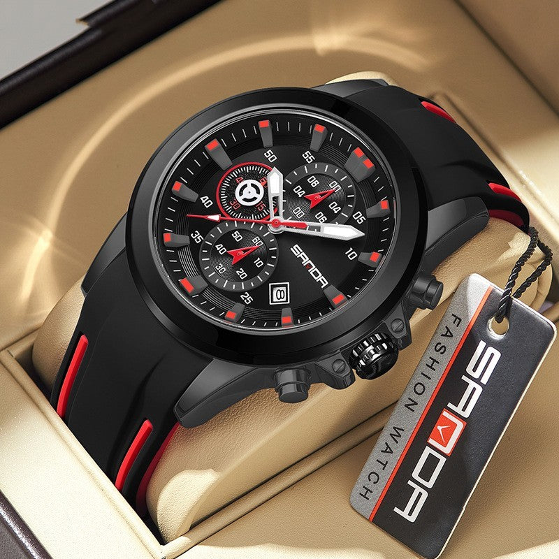 Fashion Calendar Men's Business Quartz Watch
