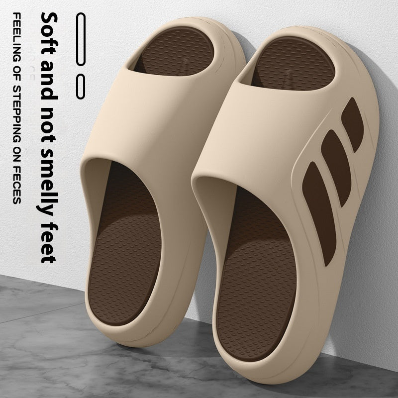 Platform Slippers Men's Indoor Home Use Shit Feeling